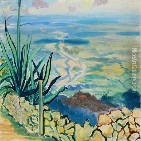Landscape, Colombia Oil Painting - Martin Konopacki
