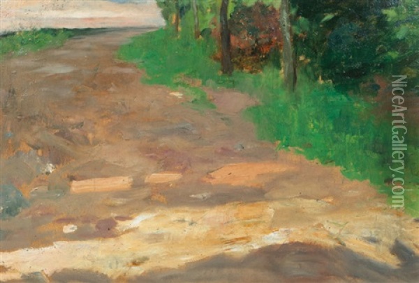 Zwischen Feld Und Wald Oil Painting - Thomas Herbst