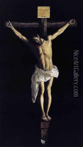 Christ on the Cross 1627 Oil Painting - Francisco De Zurbaran