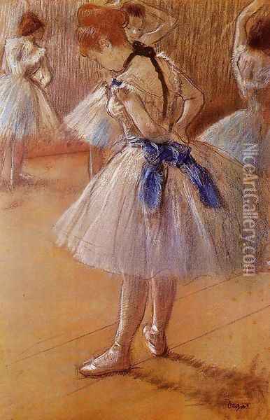 The Dance Studio Oil Painting - Edgar Degas