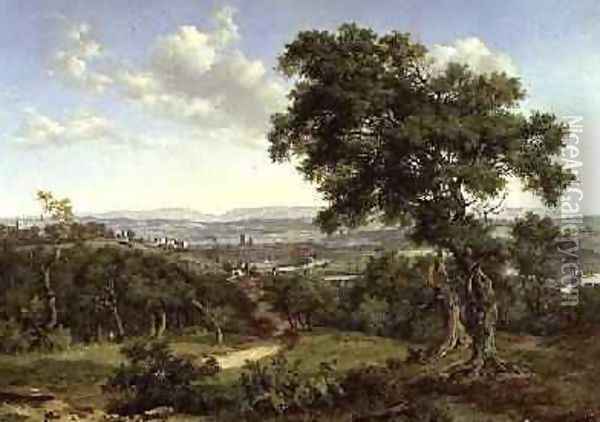 View of Bristol 1827 Oil Painting - Patrick Nasmyth