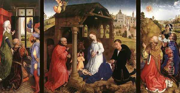 Full View 4 Oil Painting - Rogier van der Weyden