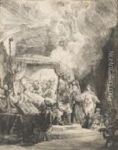 Der Tod Der Maria Oil Painting - Rembrandt Van Rijn