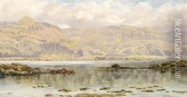 Hills Of Argyll Oil Painting - John Edward Brett