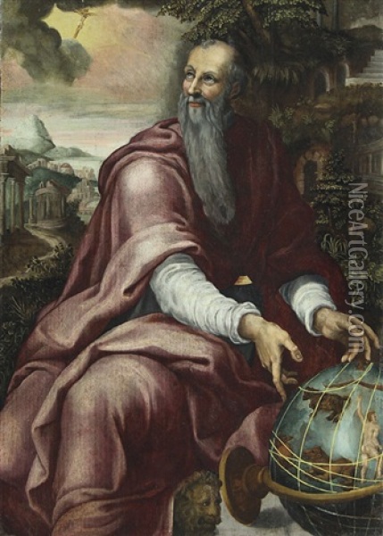 La Visione Di San Girolamo Oil Painting - Scipione Pulzone