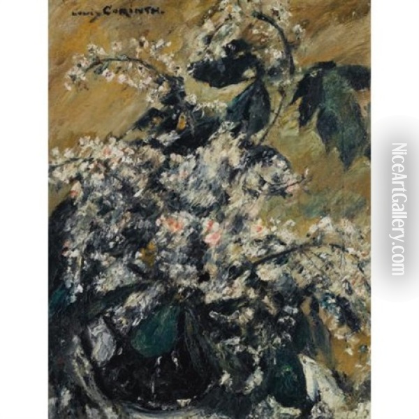 Kastanienbluten (horse Chesnut Blossoms) Oil Painting - Lovis Corinth