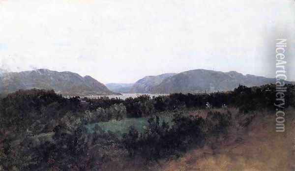 Hudson River Oil Painting - John Frederick Kensett