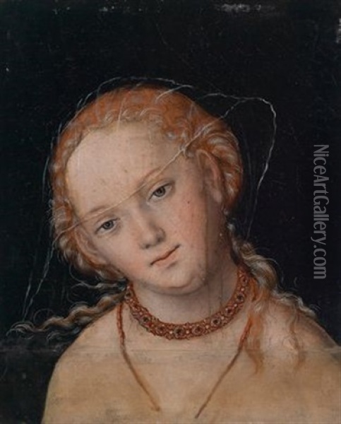 Der Kopf Der Judith Oil Painting - Lucas Cranach the Younger