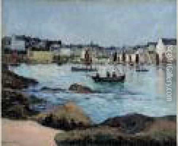 Douarnenez, Le Grand Port Oil Painting - Maxime Maufra