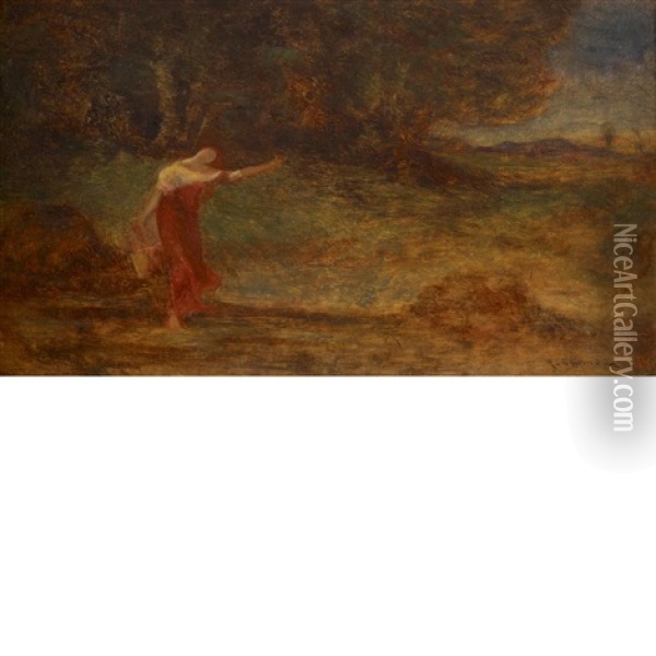 The Woodland Spring Oil Painting - Robert Loftin Newman