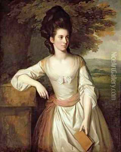 Portrait of Mrs Vere Oil Painting - Sir Nathaniel Dance-Holland