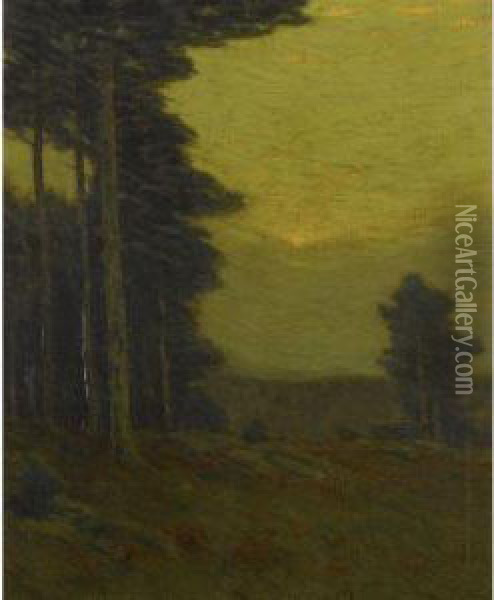 Edge Of The Woods Oil Painting - Charles Warren Eaton