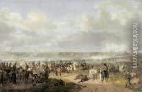 Die Schlacht Bei Raab In Ungarn Oil Painting - Adam Albrecht