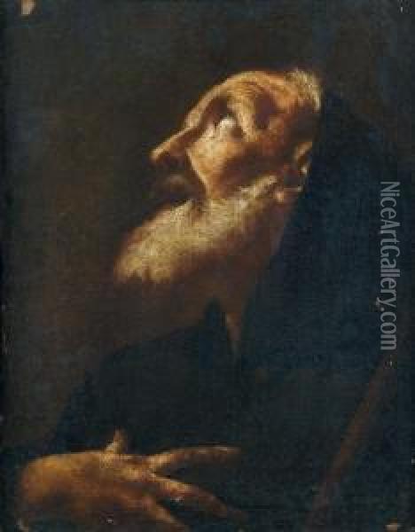 Portrait D'homme Oil Painting - Giovanni Battista Piazzetta
