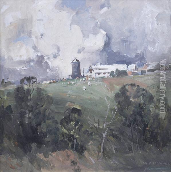 Farm Buildings, Heidelberg Oil Painting - William Beckwith Mcinnes