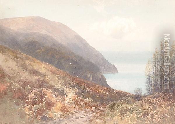 Coastal Landscape Oil Painting - Frederick John Widgery