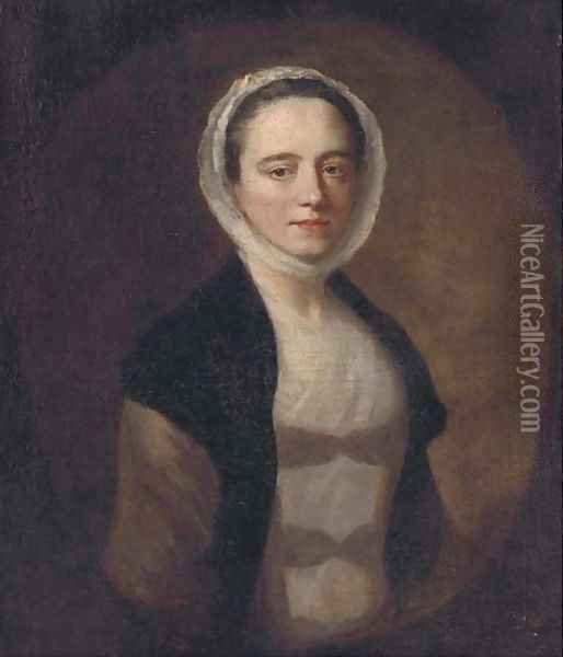 Portrait of a lady 2 Oil Painting - Allan Ramsay