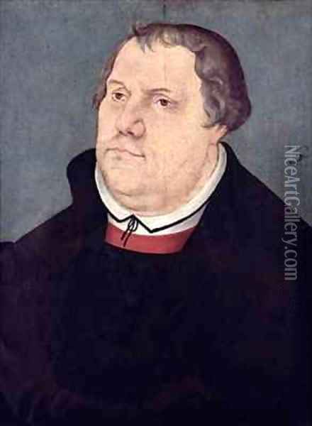 Martin Luther 2 Oil Painting - Lucas The Elder Cranach