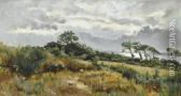Landschaft Am Meer Oil Painting - Pierre-Emmanuel Damoye