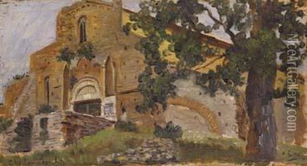 San Giovanni In Venere In Foccacesia Oil Painting - Camillo De Innocentiis