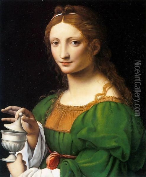 The Magdalen Oil Painting - Bernardino Luini