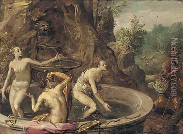 Diana and Actaeon Oil Painting - Paolo Fiammingo