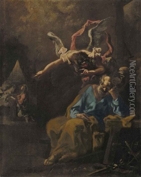 Saint Joseph's Dream Oil Painting - Alessandro Magnasco