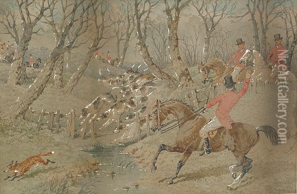 Hunting Scenes Oil Painting - John Frederick Herring Snr