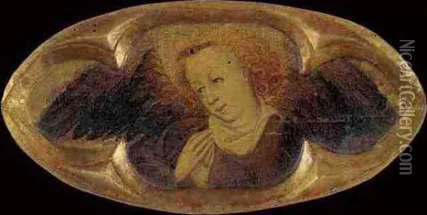 Head Of An Angel Oil Painting - Gherardo Jacopo Di Starnina
