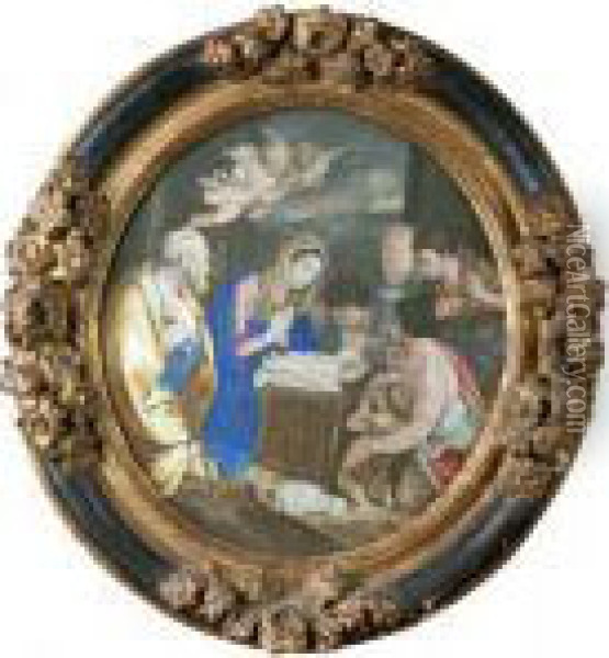 L'adoration Des Bergers Oil Painting - Guido Reni