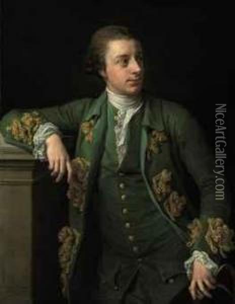 Portrait Of Thomas Fortescue Oil Painting - Pompeo Gerolamo Batoni