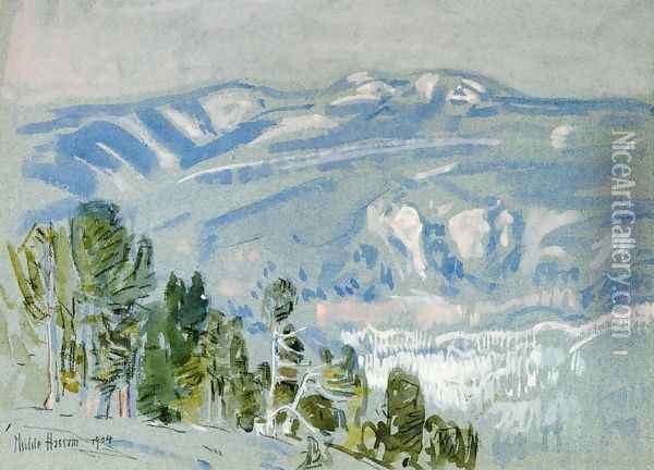 Looking towards Mount Adams from Mount Hood Oil Painting - Frederick Childe Hassam