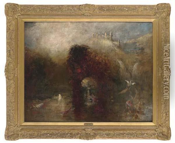 Queen Mab's Cave Oil Painting - Joseph Mallord William Turner