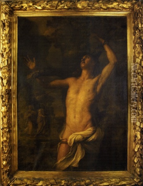 Saint Sebastian Oil Painting - Giovanni Lanfranco