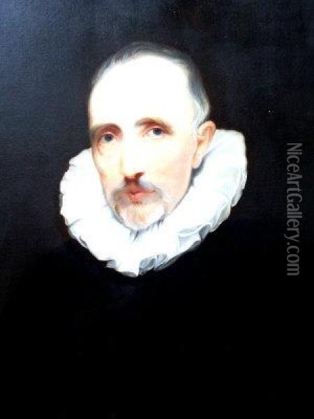 Portrait Of Cornelius Van Geest Oil Painting - Sir Anthony Van Dyck