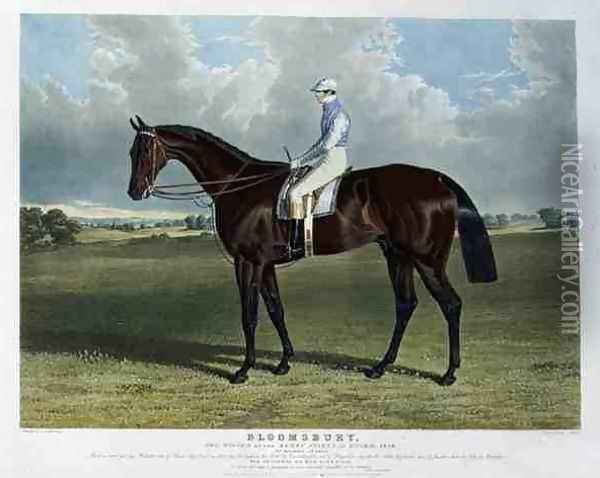 Bloomsbury the Winner of the Derby Stakes at Epsom Oil Painting - John Frederick Herring Snr