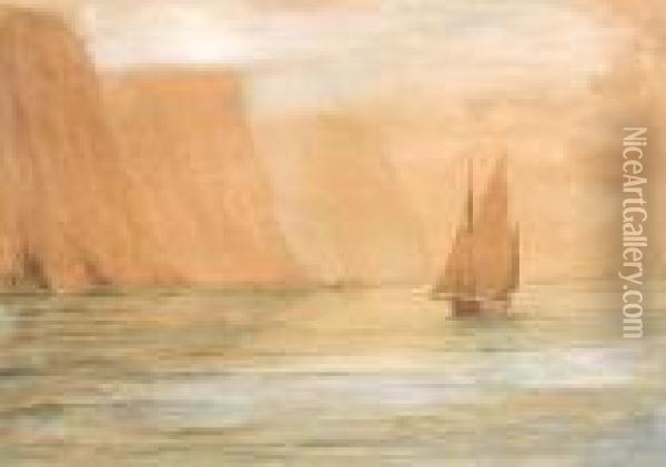 Sailing Oil Painting - Joseph Carey Carey