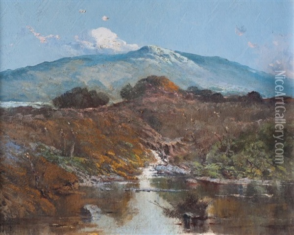 Sierra De Las Animas Oil Painting - Ernesto Laroche