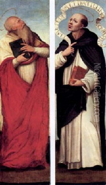 San Domenico Oil Painting - Pietro Francesco Sacchi