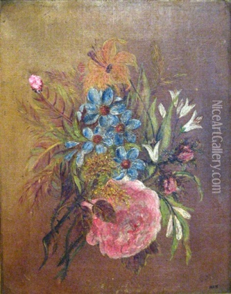Flowers Oil Painting - Anna Eliza Hardy