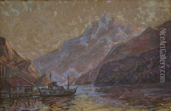 The Inside Passage Oil Painting - Walter Granville-Smith