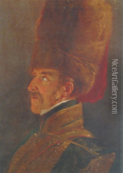 Portrait Of Lieutenant-general Uxbridge Oil Painting - Jan Willem Pieneman