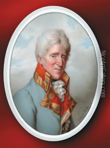 Portrat Albert Herzog Von Sachsen-teschen Oil Painting - Alexandrine Boely