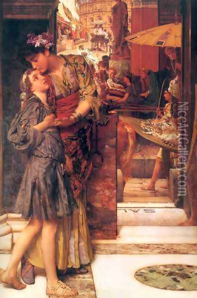 The Parting Kiss Oil Painting - Sir Lawrence Alma-Tadema