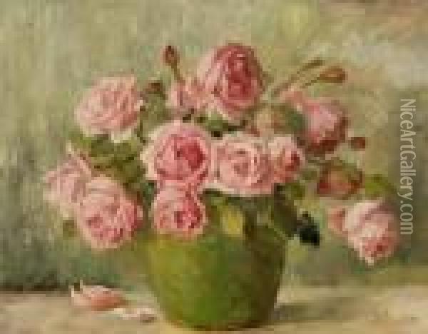 Still Life- Roses Oil Painting - Edith White