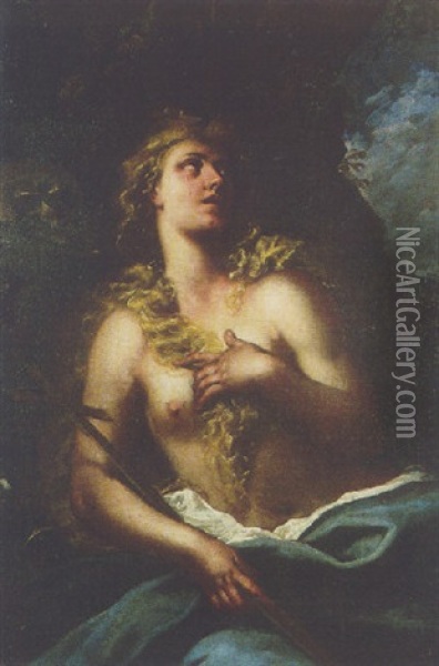 Sainte Marie Madeleine Oil Painting - Sebastiano Ricci