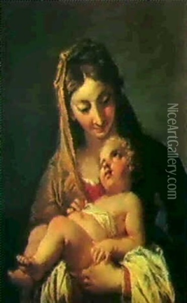 Madonna Col Bambino Oil Painting - Sebastiano Ricci