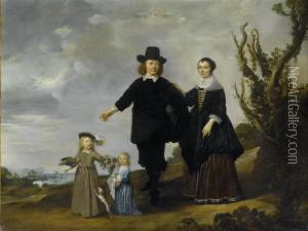 Family Portrait Oil Painting - Jan Mytens