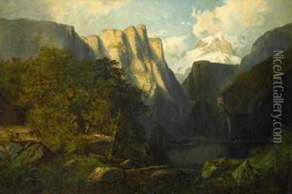 Mercedes River Oil Painting - George Gunther Hartwick