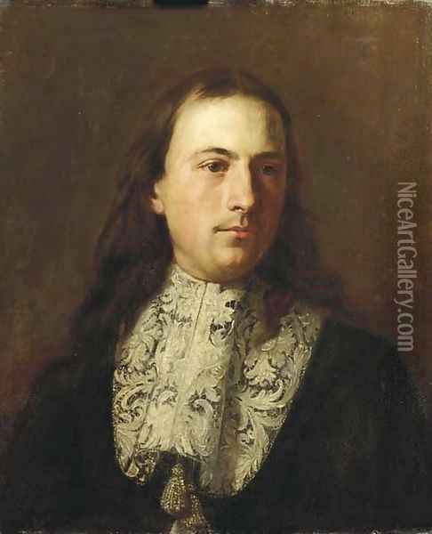 Portrait of gentleman Oil Painting - Carlo Maratta or Maratti